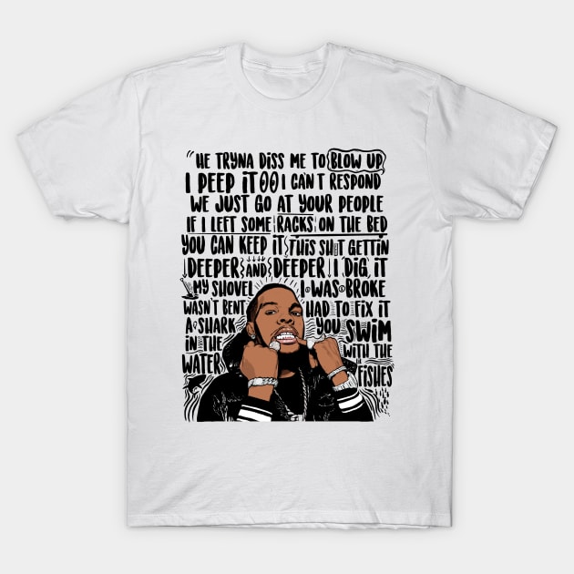 Lil Lyric Baby T-Shirt by Jones Factory